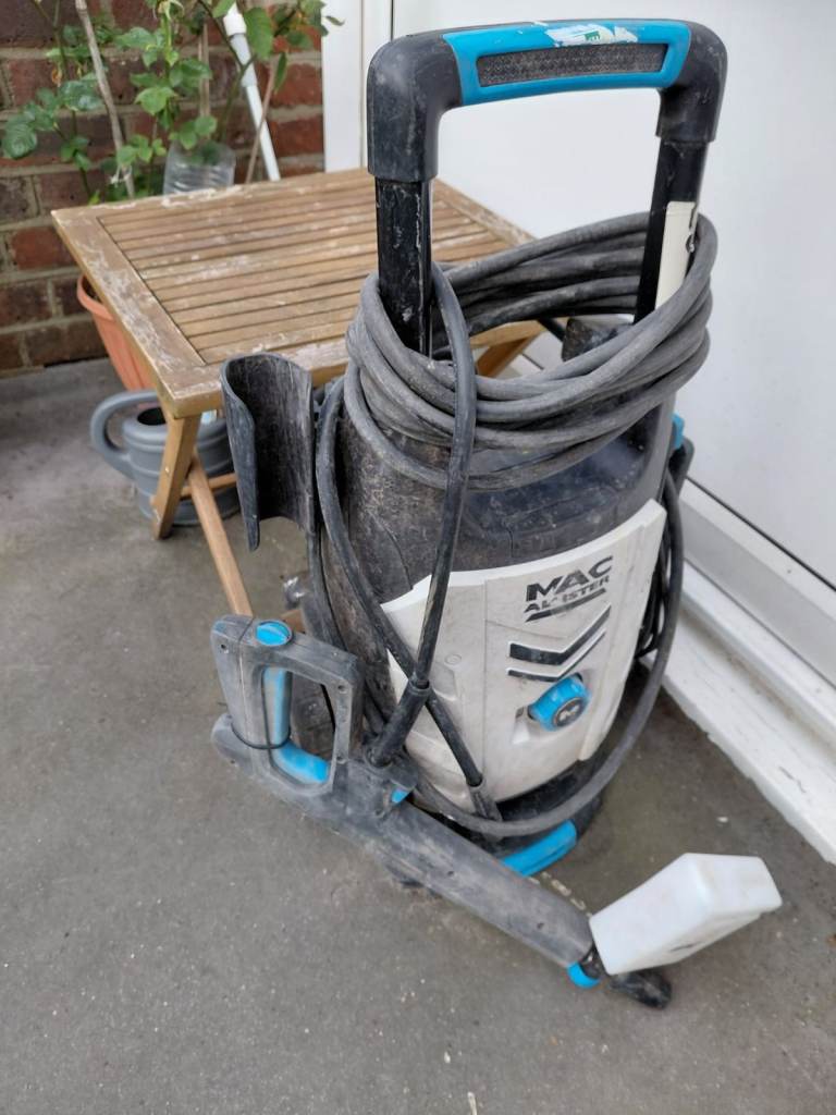 Mac Allister MPWP1800-3 Pressure Washer – 140 Bar 1800W Used Body & Hose Only On Offer