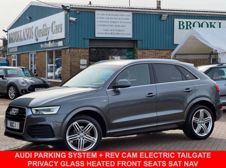 2015 Audi Q3 2.0 TDI S line Plus SUV Daytona Grey Diesel S Tronic quattro Euro 6 (s/s) ( ESTATE D...