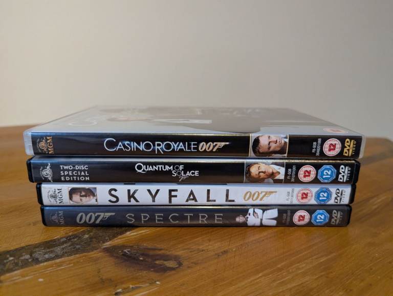 James Bond DVD Collection – First 4 Films – Like New
