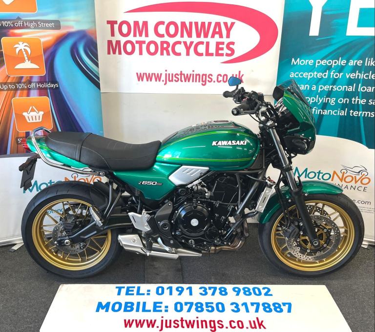 KAWASAKI Z650 RS, 2021(71), ONLY 4,054 MILES, FSH, IMMACULATE MACHINE, £5195
