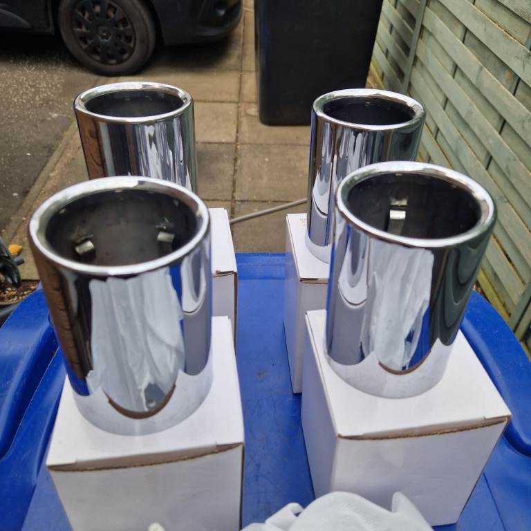 M2 F87 Original BMW Chrome Exhaust Tips