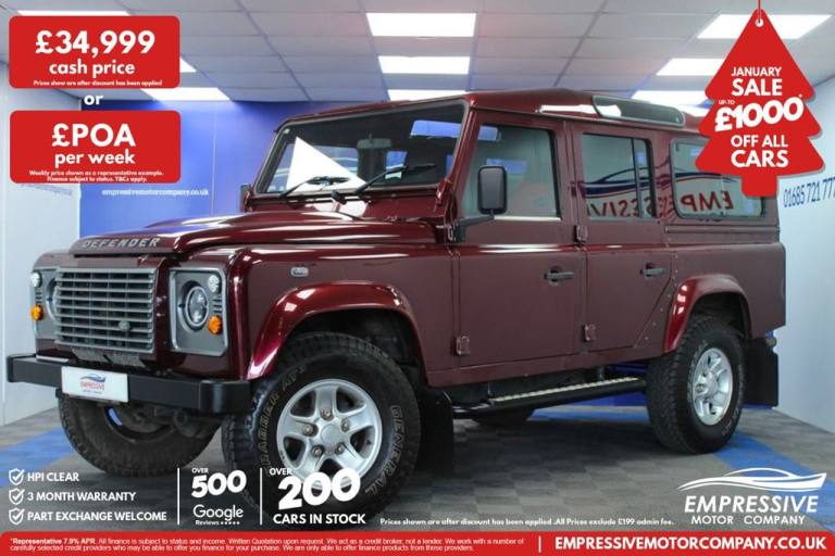 2015 15 LAND ROVER DEFENDER 2.2 TDCI XS SUV DOUBLE CAB 5DR DIESEL MANUAL 4WD MWB