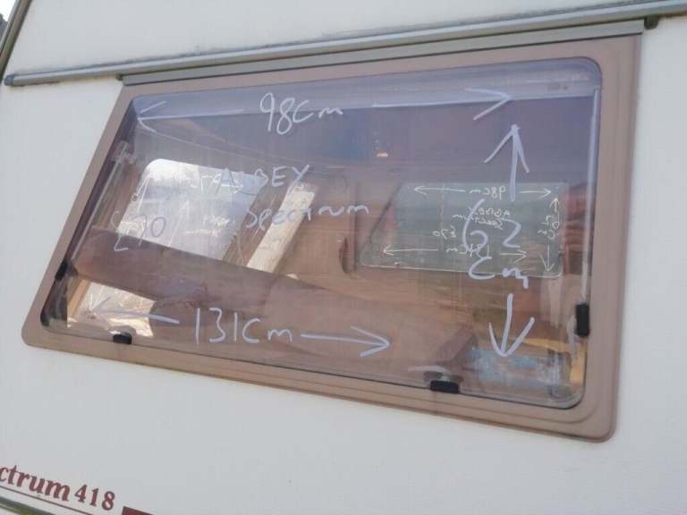 Abbey spectrum Caravan side window