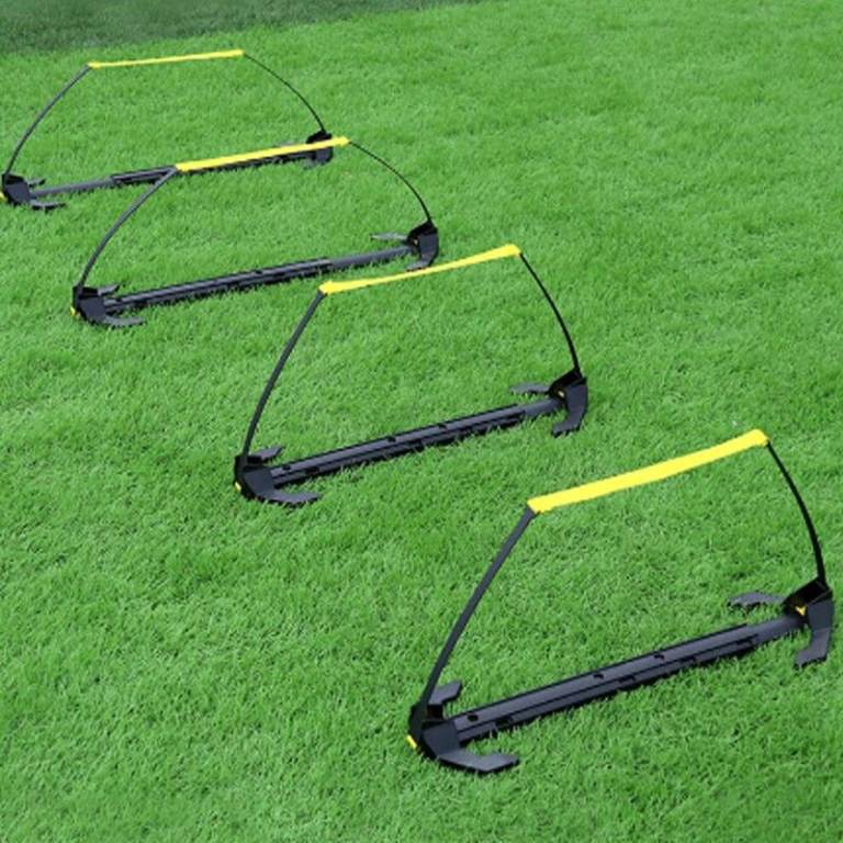 Adjustable Football Hurdles Foldable Lightweight Training Equipment Hurdle 4pk