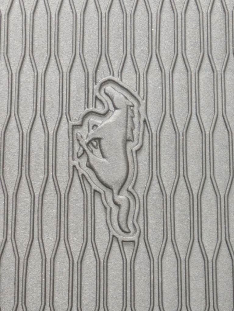 NEW Mustang Ecoboost GT Rear Rubber Boot Liner with Logo 2015 on