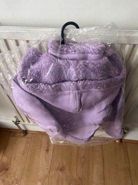 Girls (Kids) Size/Age 5 PVC Coat with Hood