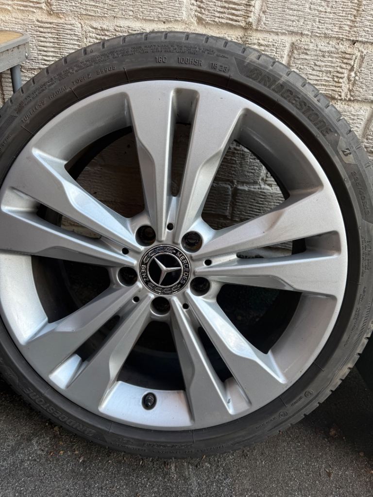 Genuine Mercedes CLA rims and tyres 