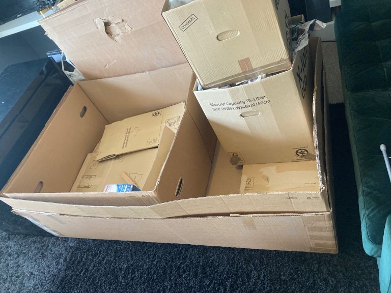 FREE MOVING BOXES M/L/XL to Collect TODAY - all perfectly usable/strong!