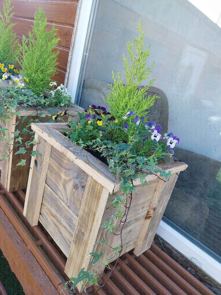 Wooden Garden Planters 