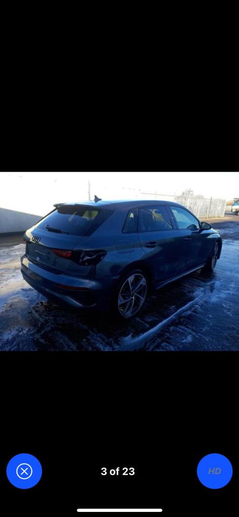 2023 Audi A3 35 TFSI Black Edition 5dr S Tronic CAT S - 73 REG HATCHBACK Petrol Automatic