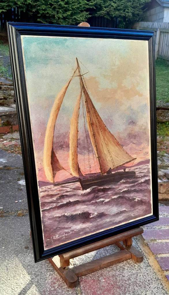 Original oil painting on board / picture