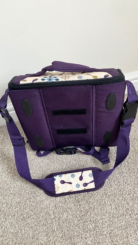 Munchkin Travel Booster Seat – Purple, As new Condition