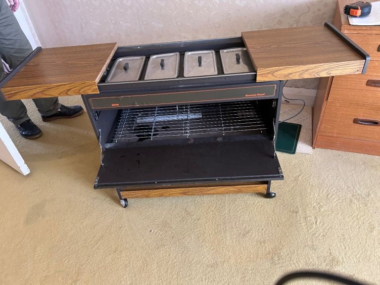 Ekco hostess royal heated hostess trolley vintage 