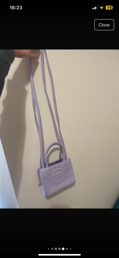 Telfar Lavender bag