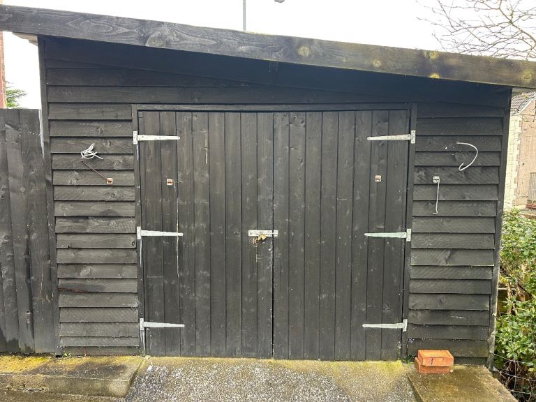 Wooden garage doors