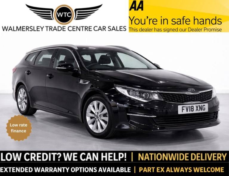 2018 Kia Optima 1.7 CRDi 2 Sportswagon 5dr Diesel Manual Euro 6 (s/s) (139 bhp) Estate Diesel Manual