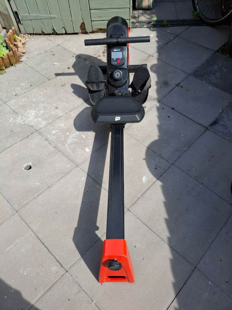 Rowing Machine - Black and Red, Good Condition