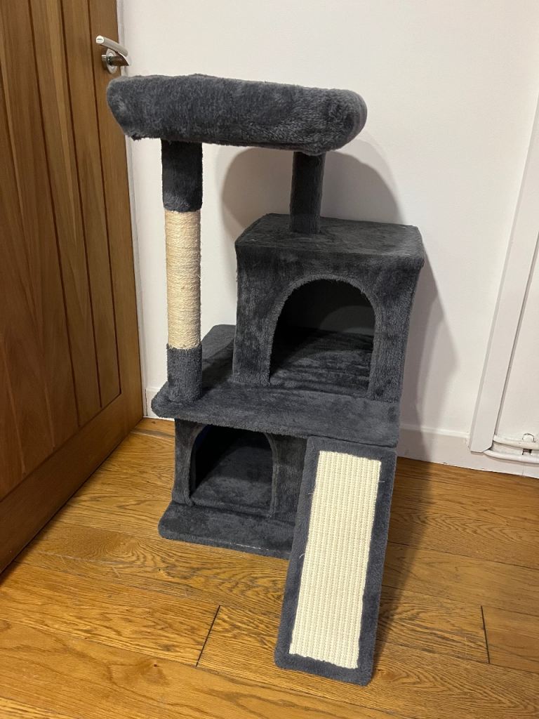 Cat tree cat litter tray stainless steel litter box kitten 