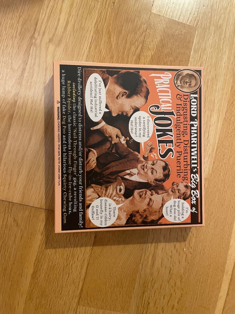 Practical joke box