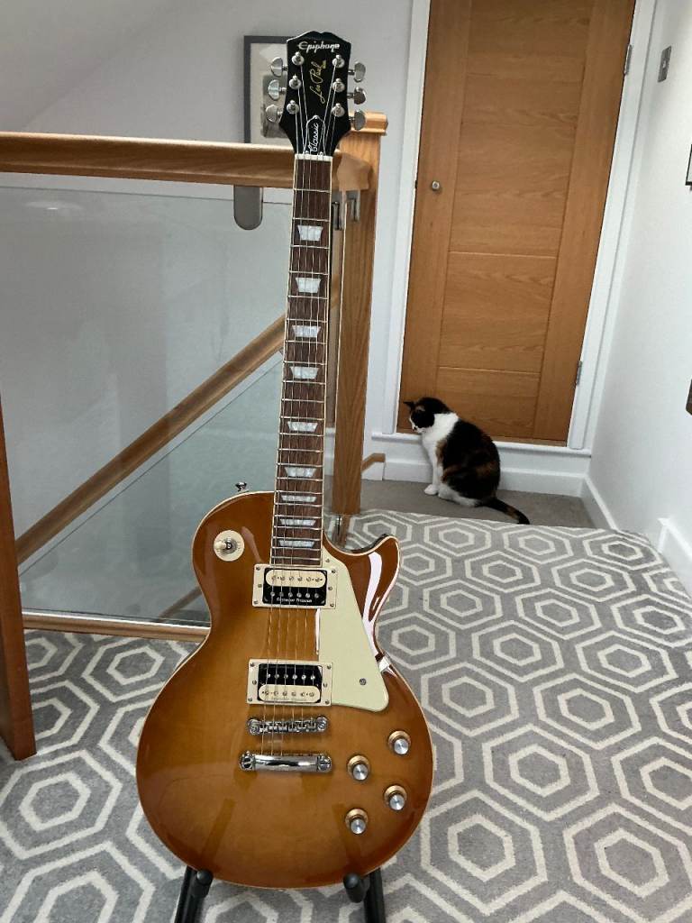 image for Epiphone Les Paul Classic, Mint Condition, Upgraded by Luthier 