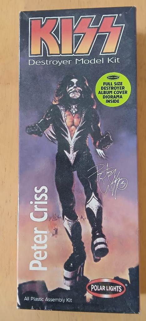 Kiss model kit - Peter Criss 'The Cat'!