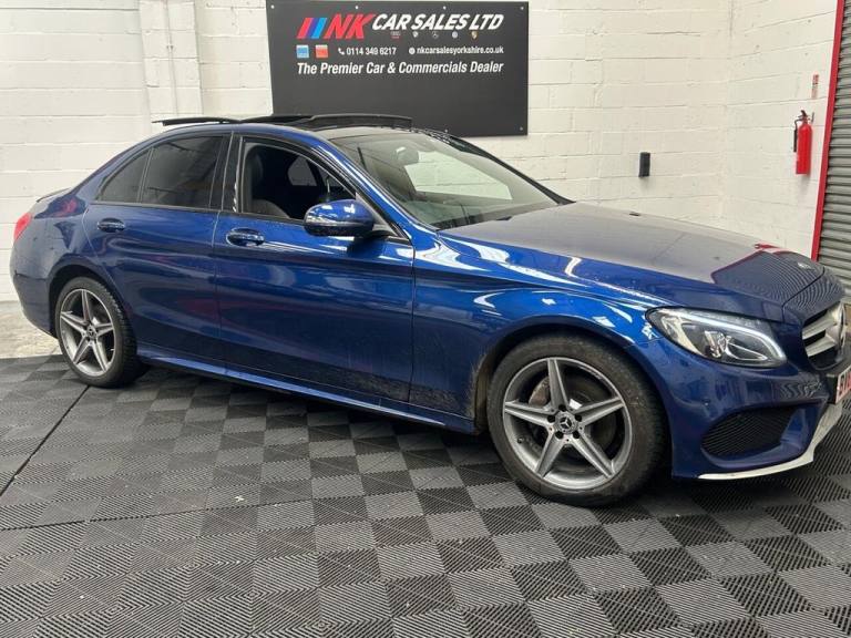 2017 67 MERCEDES-BENZ C CLASS 2.1 C220D AMG LINE (PREMIUM) SALOON 4DR DIESEL G-T
