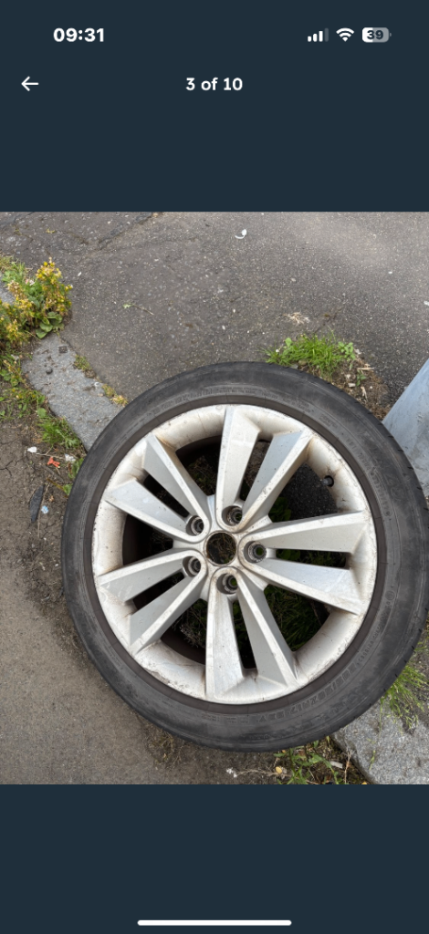 4 Mrk3 megane alloys 