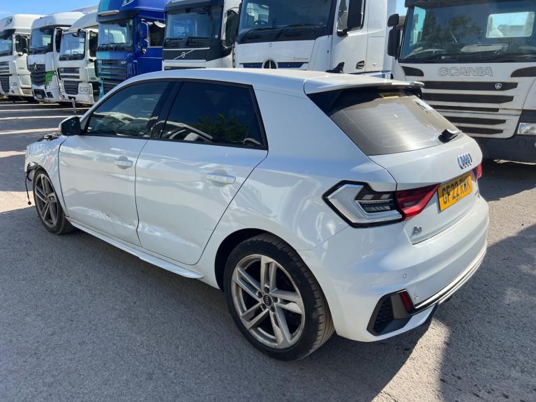2022 AUDI A1 S LINE WHITE 1.0 PETROL AUTOMATIC 5dr DAMAGED SALVAGE 