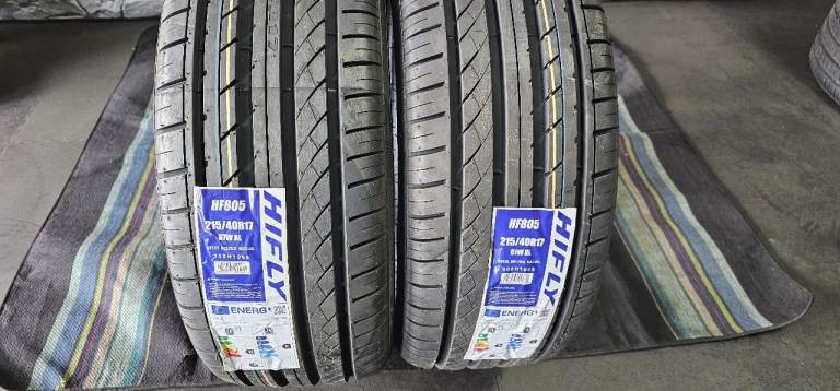 215 40 17   2 x NEW!! tyres Hifly HF805