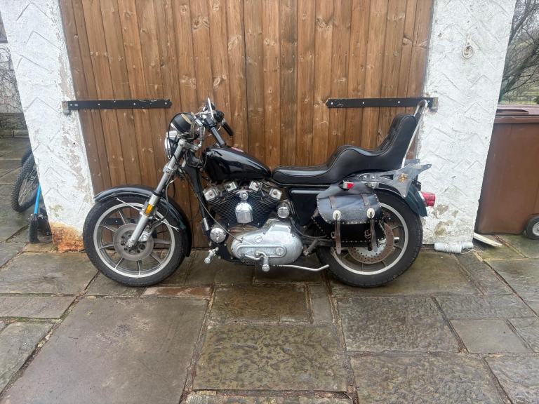 Harley-Davidson XLH Ironhead Sportster 1979 Classic American Motorcycle.
