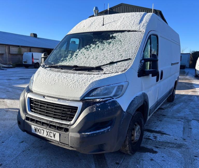 2017 Peugeot Boxer 2.0 BlueHDi H2 Professional Van 130ps / SPARES OR REPAIRS / EXPORT /  PANEL VA...