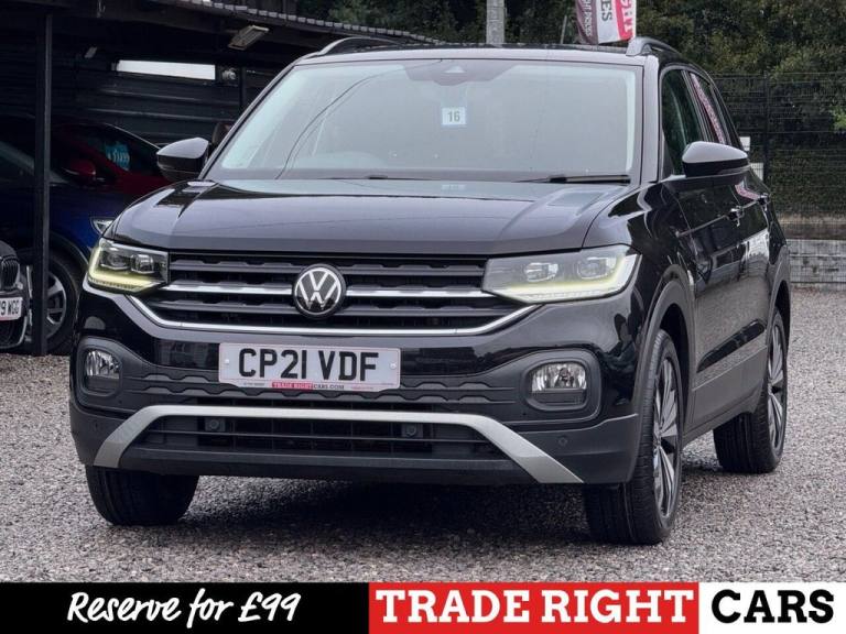 2021 Volkswagen T-Cross 1.0 TSi Black Edition 5dr HATCHBACK Petrol Manual