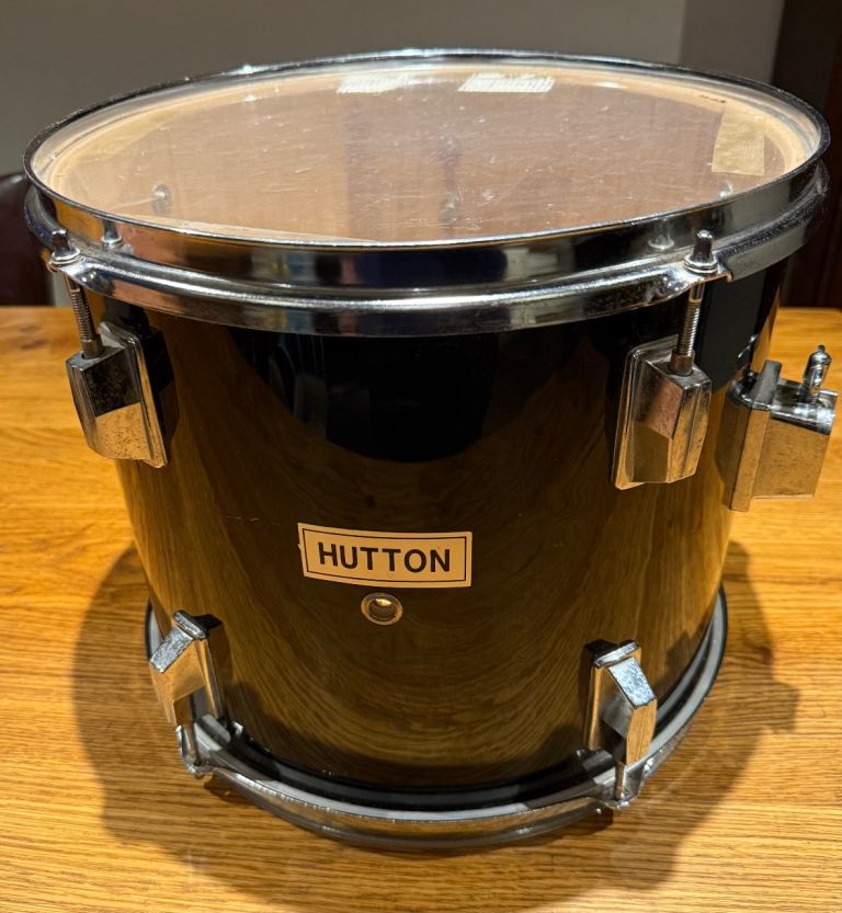 13” Black Hutton Tom Drum