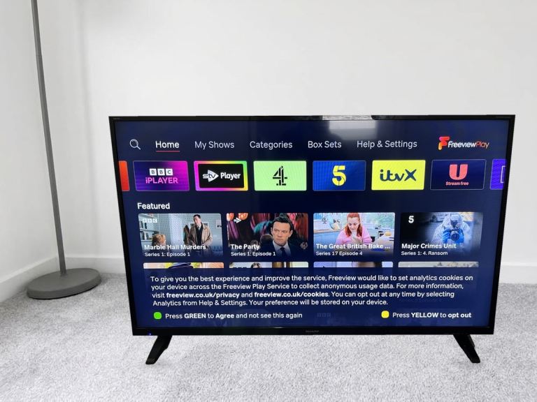 Sharp 50” Full HD Smart LED TV - Excellent Condition, Ready to go!