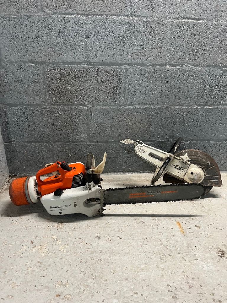 Stihl chainsaw and cutting disc 08 S 