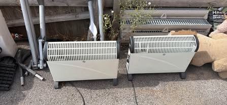 Two Electric Fan Heaters – Good Condition