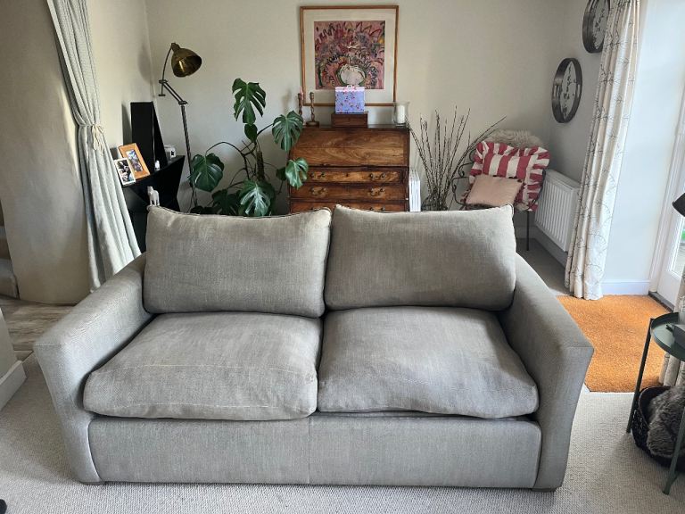 Loaf Pavilion Sofa Bed in Grey Birch Herringbone – Good Condition