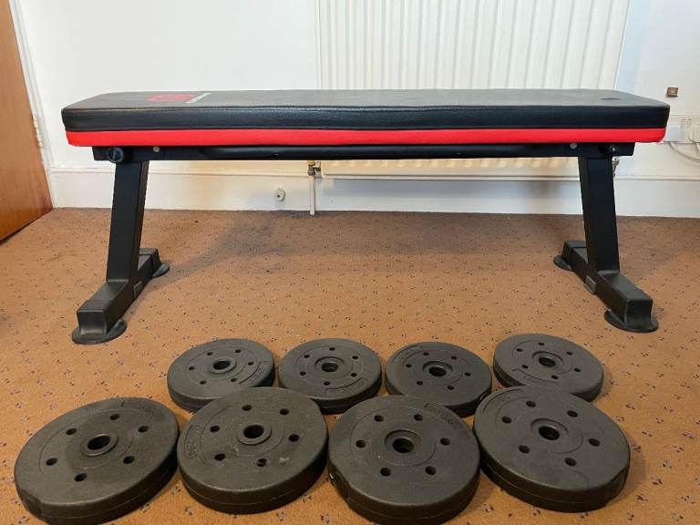 Adjustable Foldable Weight Bench – Incline/Flat – Home Gym