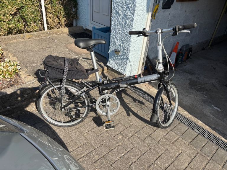 Dahon Folding Bike - Silver and Black, Good Condition
