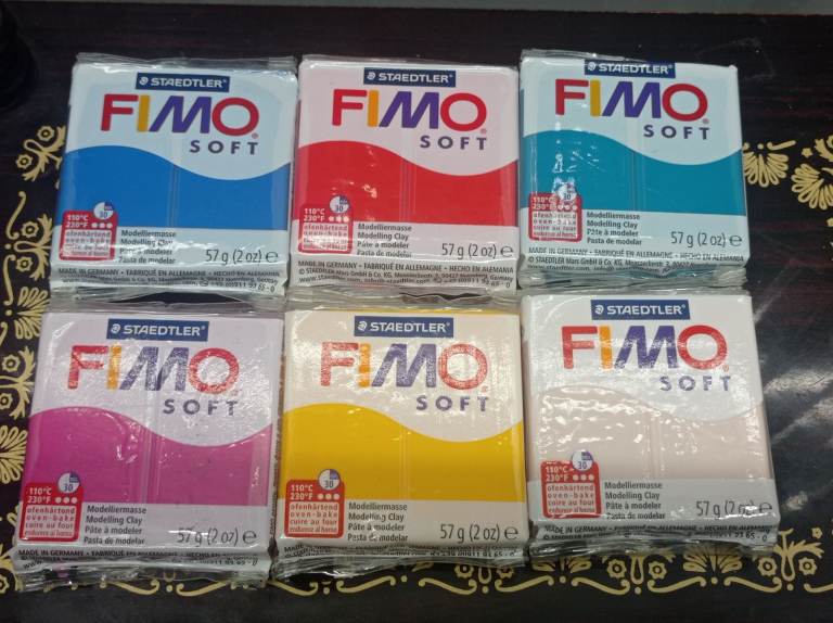 6 FIMO Soft Polymer Modelling Clay