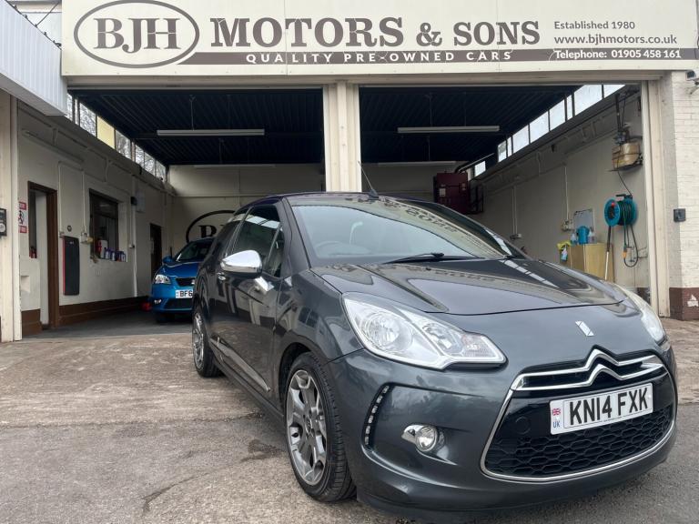 2014 Citroen DS3 2014 14-Reg Citroen DS3 1.6 THP 155bhp DSport Plus,PETROL,ULEZ,FSH,SAT NAV! CONV...