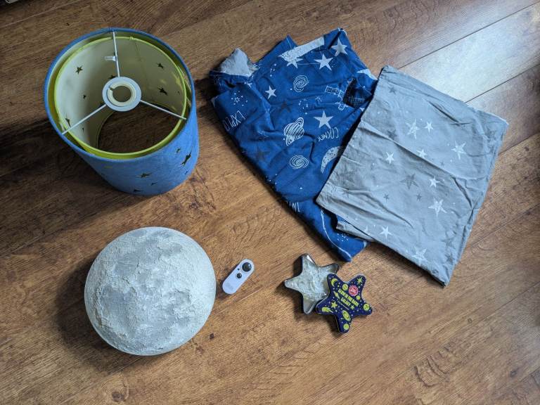 Space themed bedroom / nursery bundle