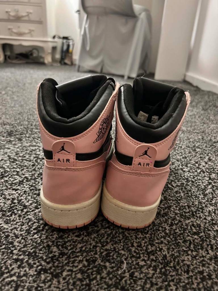 Nike Air Jordan High-Top Trainers – Black and Pink