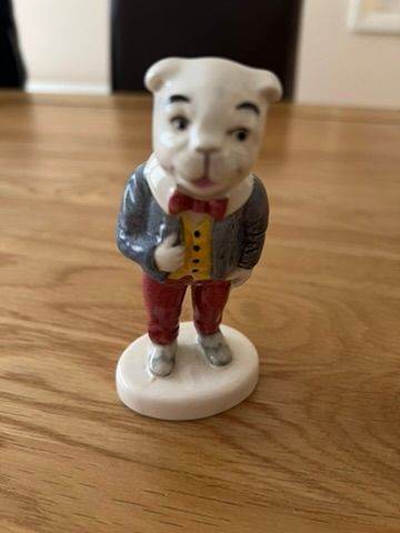 Original Beswick Rupert and his Friends “Algy Pug” Figurine, 1981