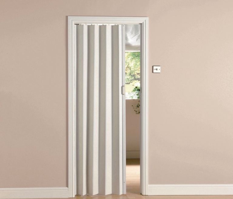 Brand New White PVC Folding Door 