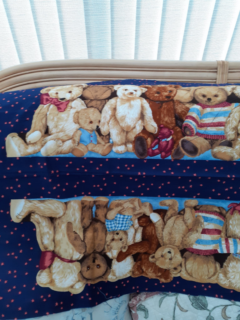 Rose and hubble Draught excluder panel