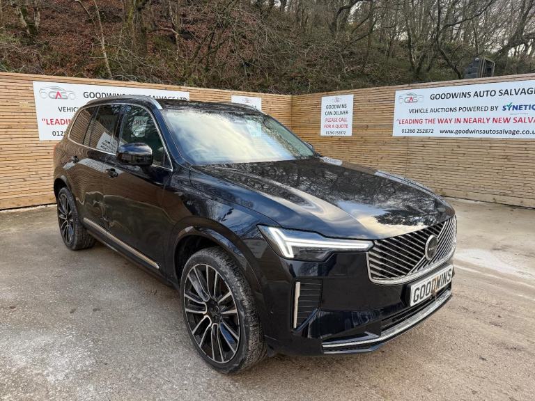 2025 VOLVO XC90 B5 ULTRA AWD 2.0T HYBRID AUTO ACCIDENT DAMAGED REPAIRABLE 