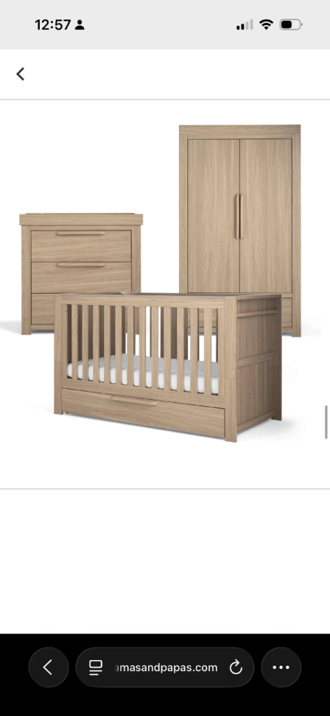 Mamas and Papas Franklin nursery set