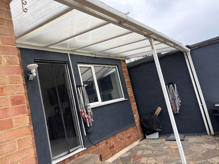 Veranda Carport Shelter Outdoor Living upvc white