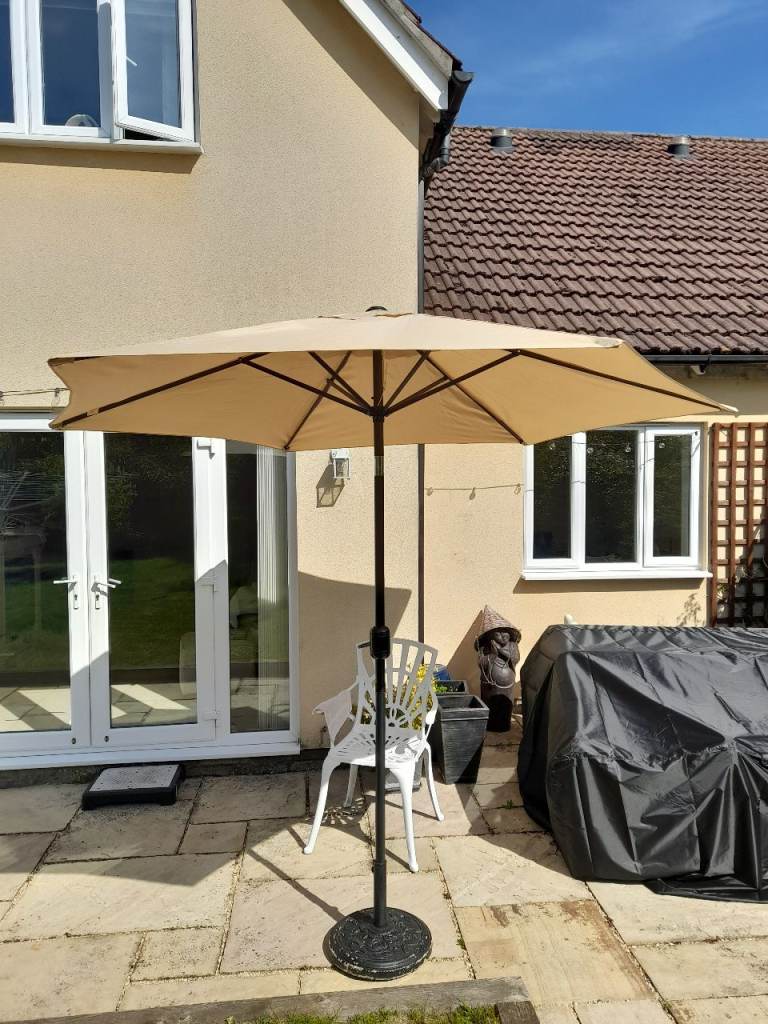 Large garden parasol